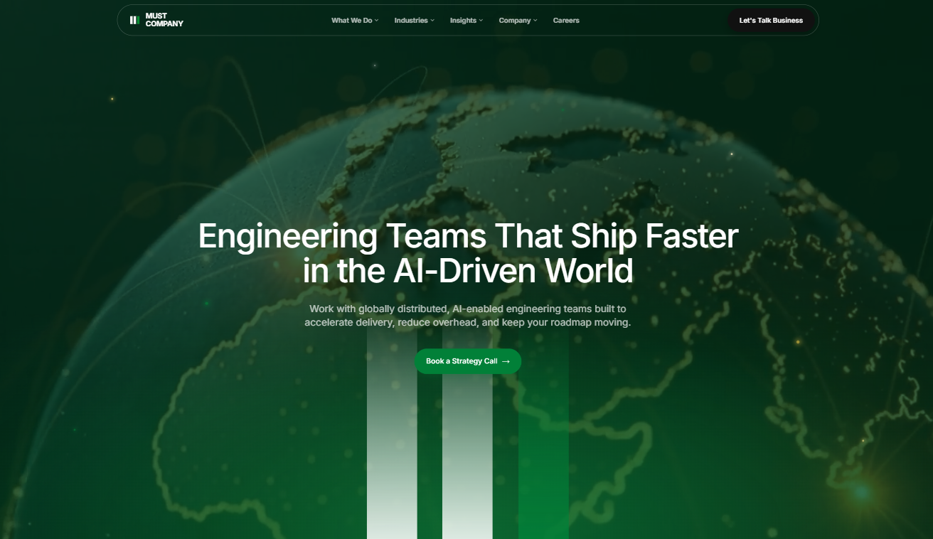 MUST Company - Corporate Website